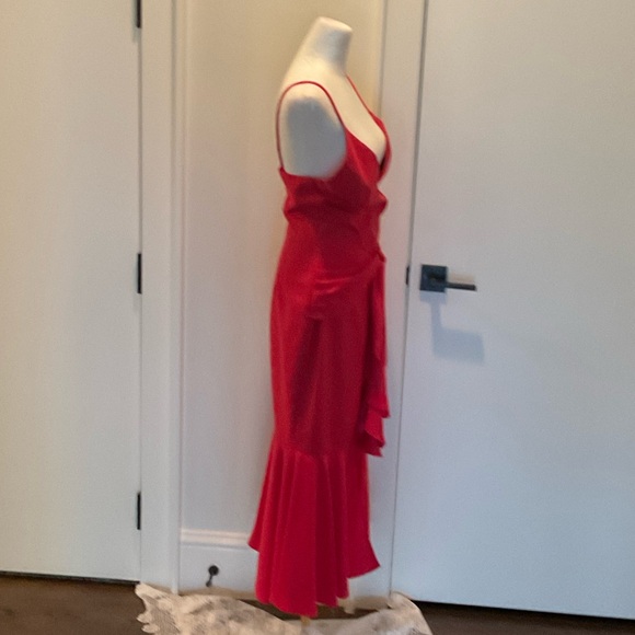 PatBO Striking Red Midi Dress - Picture 4 of 5